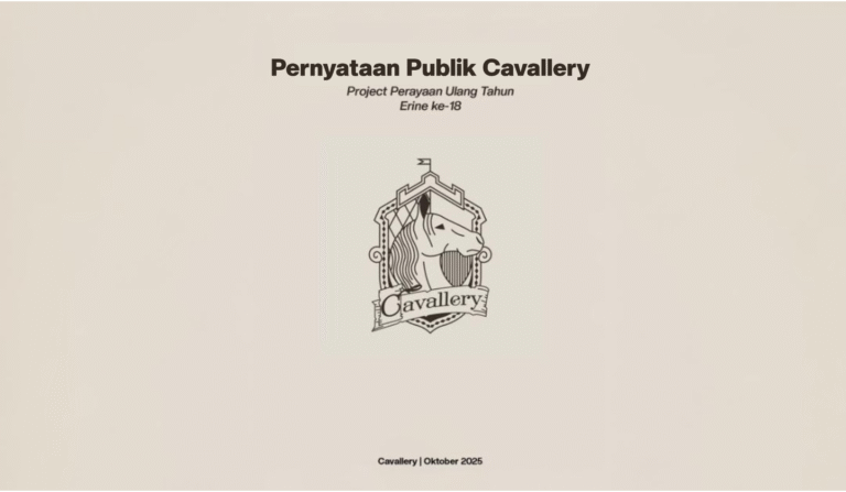 Pernyataan Publik Cavallery – Project Ulang Tahun Erine ke-18